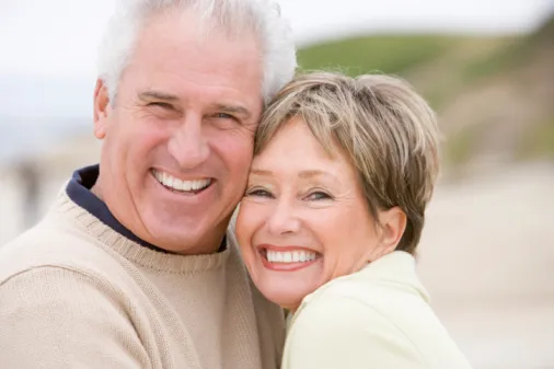 happy older couple